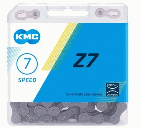 ketten/Kette: KMC  Kette Z 7 114 Gl. (GreyBrown) 