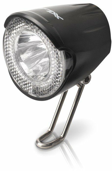 XLC Dynamo-Scheinwerfer LED Reflektor 20Lux Schalter Standlicht