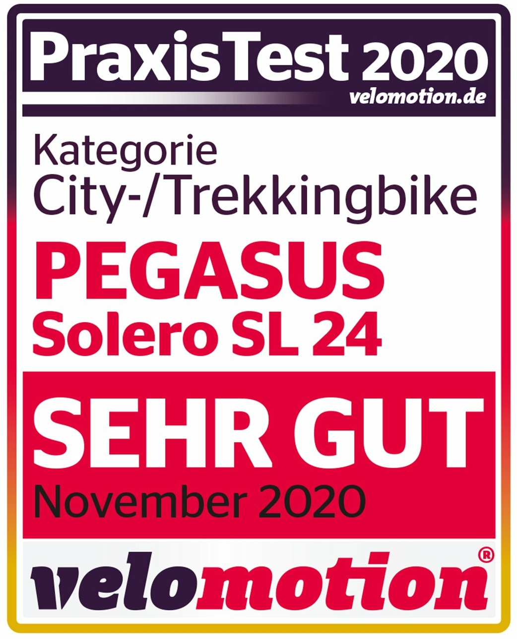 Pegasus Solero SL 24, 24 Gang Kettenschaltung, Damenfahrrad, Trapez, Modell 2021, 28 Zoll