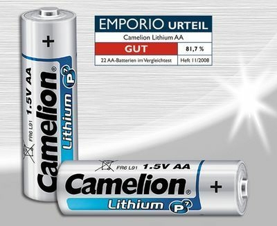 Camelion Lithium FR6 Batterien