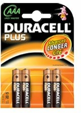Duracell Plus Micro AAA LR03-MN2400 4-er