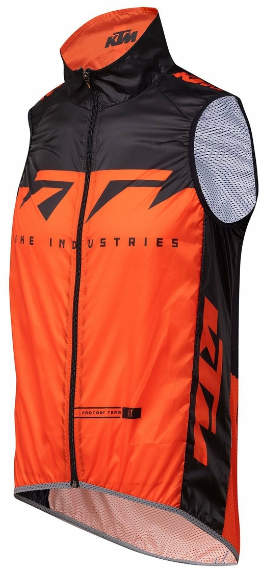 Bekleidung/Jacken: KTM  Windbreaker sleeveless XW with reflector Factory Team XXL 
