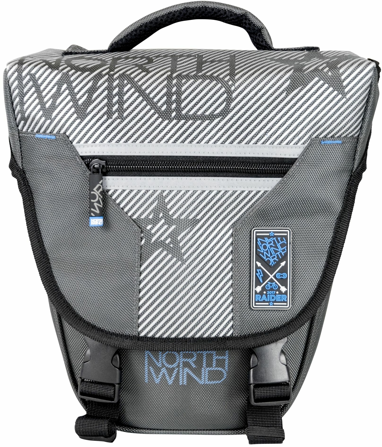 Northwind Gepäckträgertasche / Single Bag Einzeltasche 24 Zoll 9 L. grau
