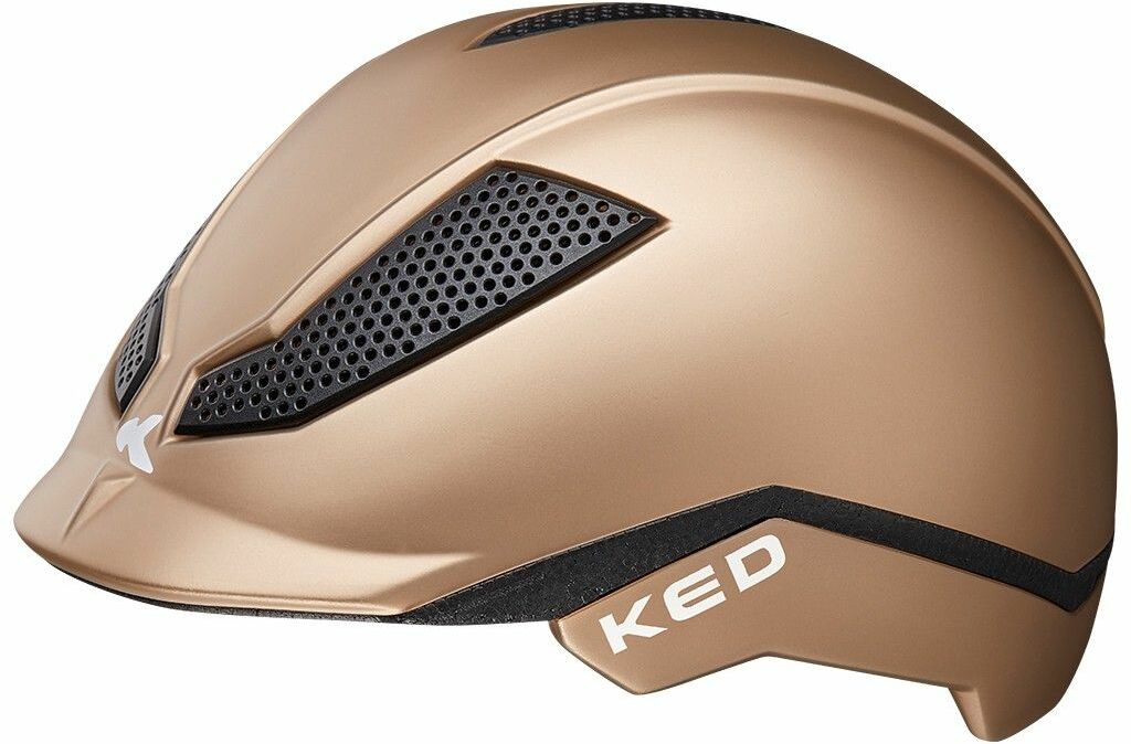 Bekleidung/Helme: KED  Fahrrad-helm Pina 50-53 cm gold matt