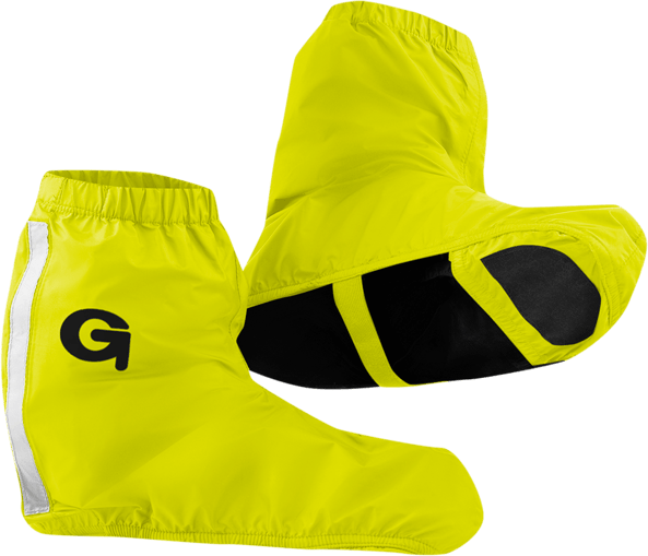 Bekleidung/Schuhe: Gonso  Allwetter-Überschuhe Rain Shoecover L safety yellow