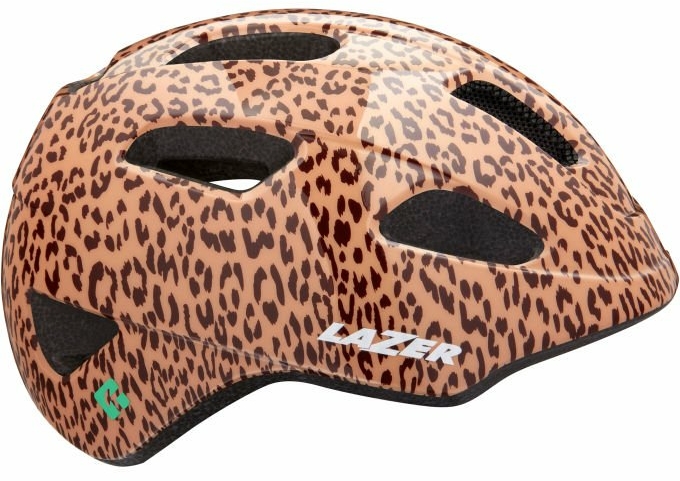 Bekleidung/Helme: Lazer  Kinderhelm PNut KinetiCore unisize Brown Leopard