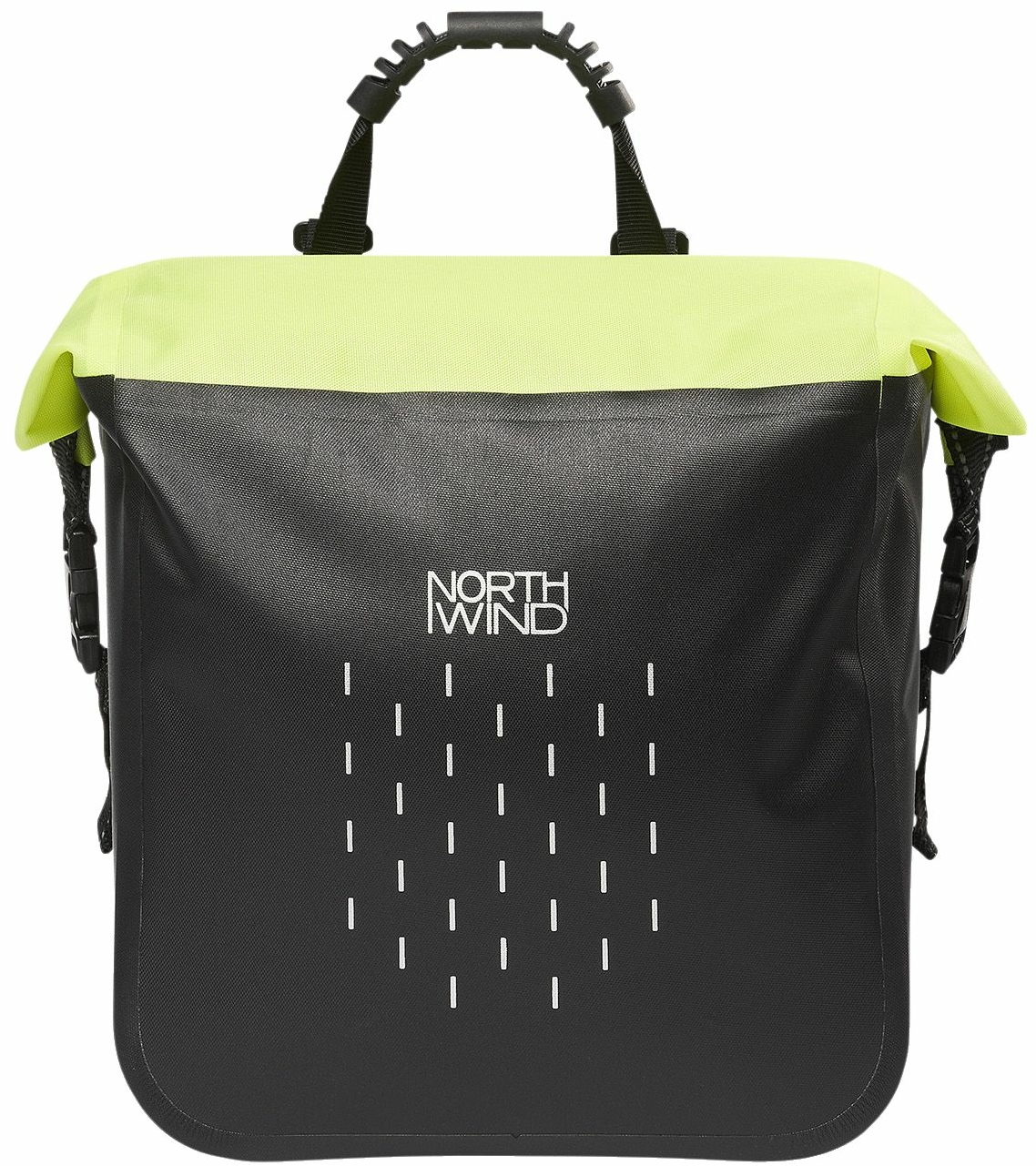 Fahrradteile/Koffer & Körbe: Northwind  Einzeltasche Barrier Plus 24" One4All Neongelb