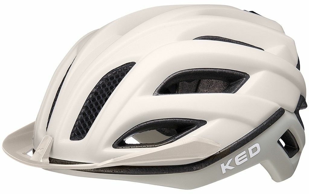 Bekleidung/Helme: KED  Fahrradhelm Champion Visor 52-57 cm ash light matt