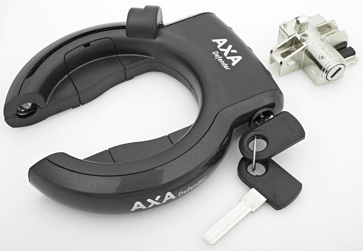 AXA Rahmenschloss Defender + Akkuschloss Rahmenschloss Bosch 2 und Bosch 3