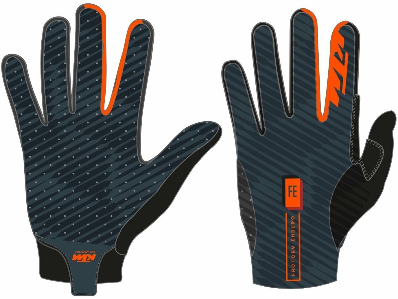 Bekleidung/Handschuhe: KTM  Gloves light long Factory Enduro L 