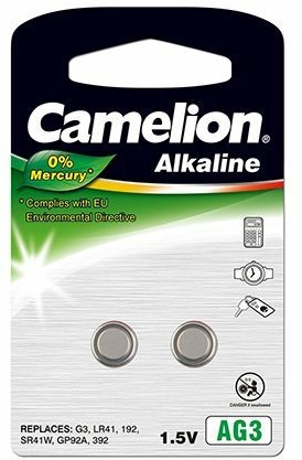 zubehör: Camelion  0%HG Knopfzelle AG3LR41 2-er 