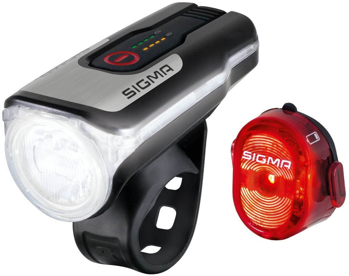 batteriebeleuchtung/Beleuchtung: Sigma  Beleuchtungsset Aura 80 + Nugget II 