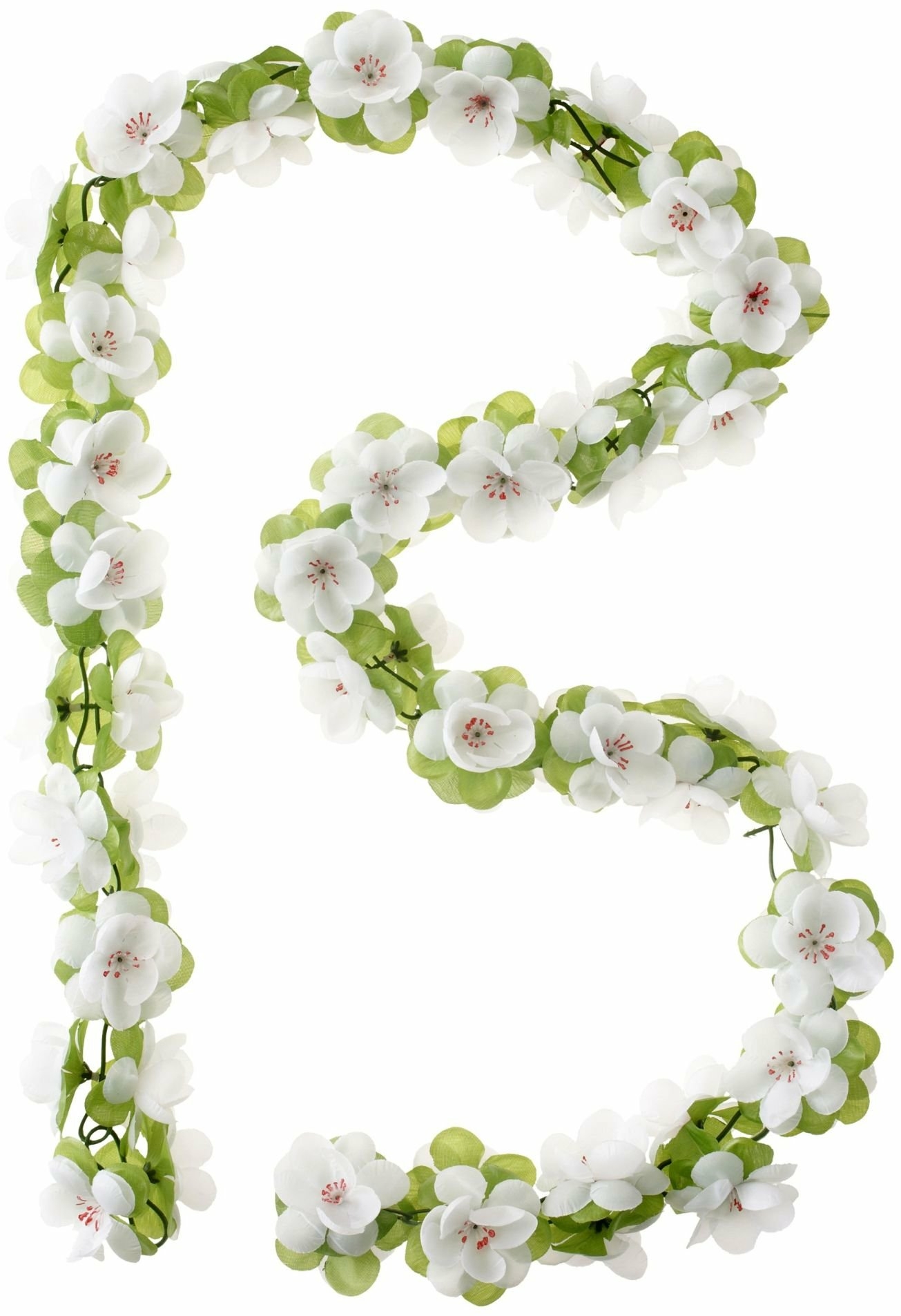 Basil Blumengirlande 130 cm, weiß