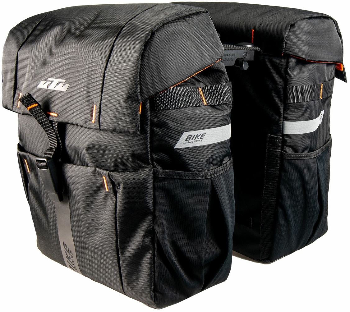 Fahrradteile/Koffer & Körbe: KTM  SPORT CARRIER BAG DOUBLE Racktime Snapit 2.0 
