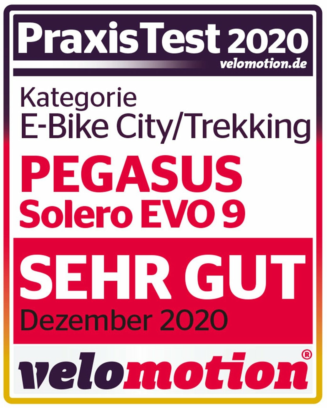 Pegasus Solero EVO 9 (500 Wh), 9 Gang Kettenschaltung, Damenfahrrad, Trapez, Modell 2021, 28 Zoll