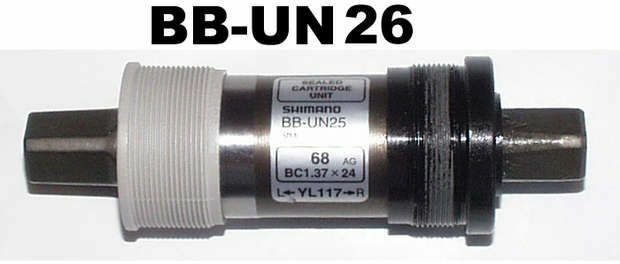 Shimano UN 26 Innenlager BSA 122,5 mm 4-kant