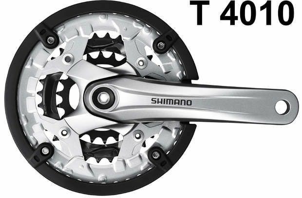 Shimano Alivio T4010-9 44-32-22x170 Kettenradgarnitur schwarz