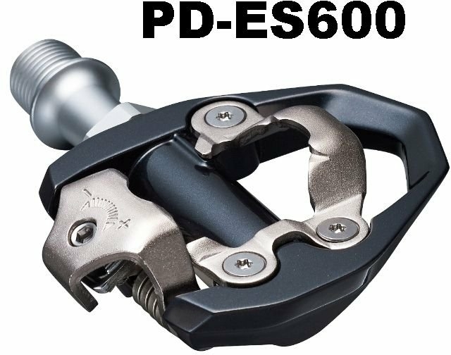 Fahrradteile/Pedale: Shimano  Pedal + SM-SH51 SPD PD-ES600 