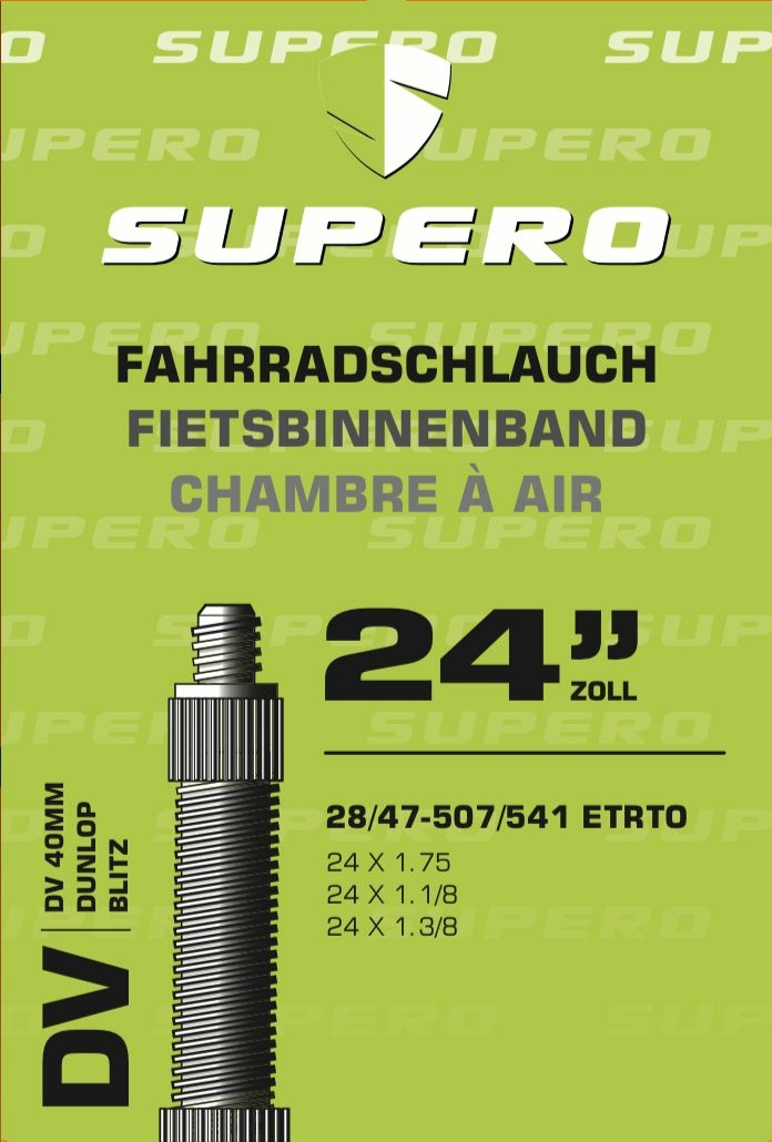 schläuche/Bereifung: Supero  Fahrradschlauch 24" Blitz40 2847-507541 