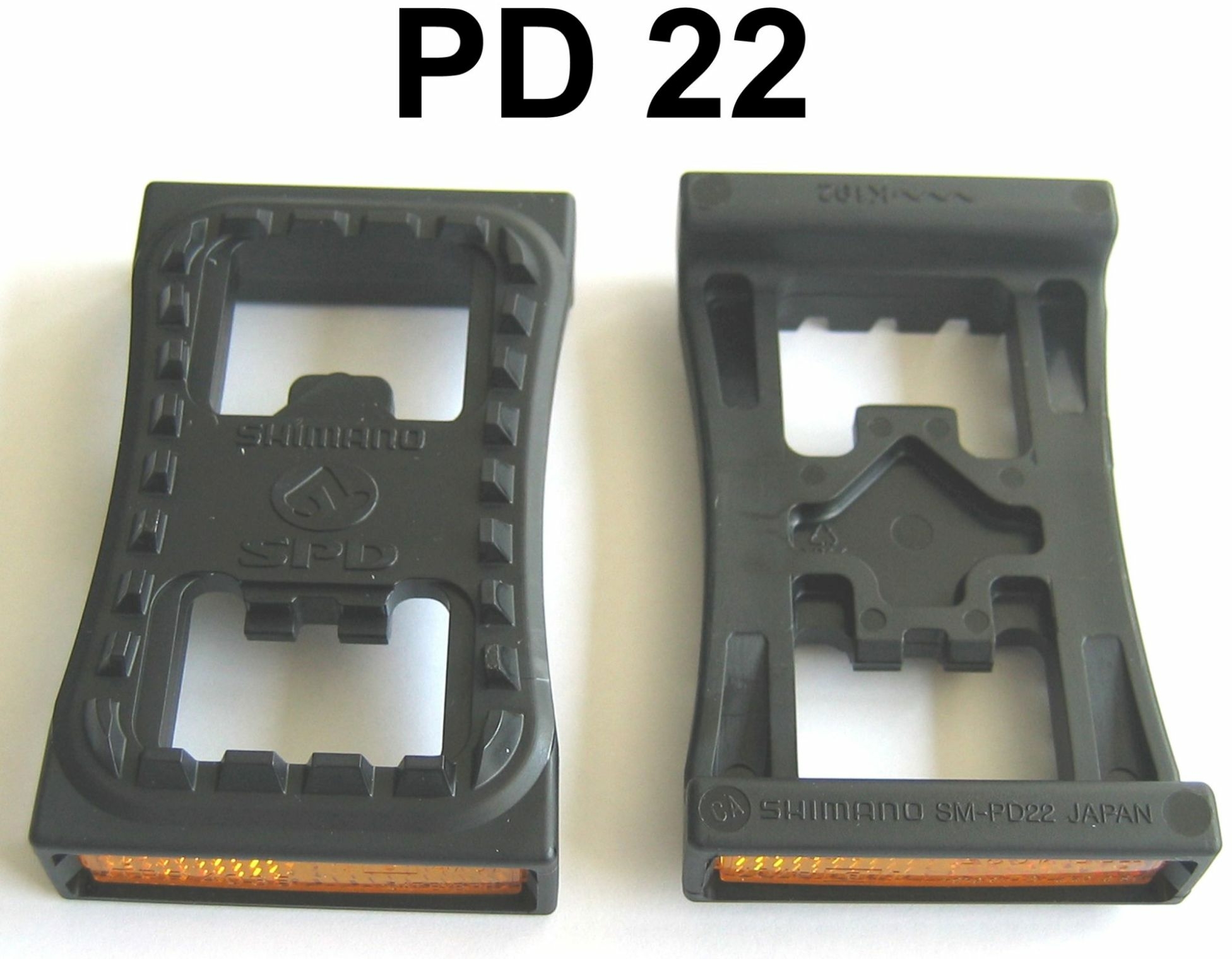 Fahrradteile/Pedale: Shimano  SM-PD22 Reflektorplatten Paar