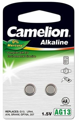 zubehör: Camelion  0%HG Knopfzelle AG13LR44 2-er 