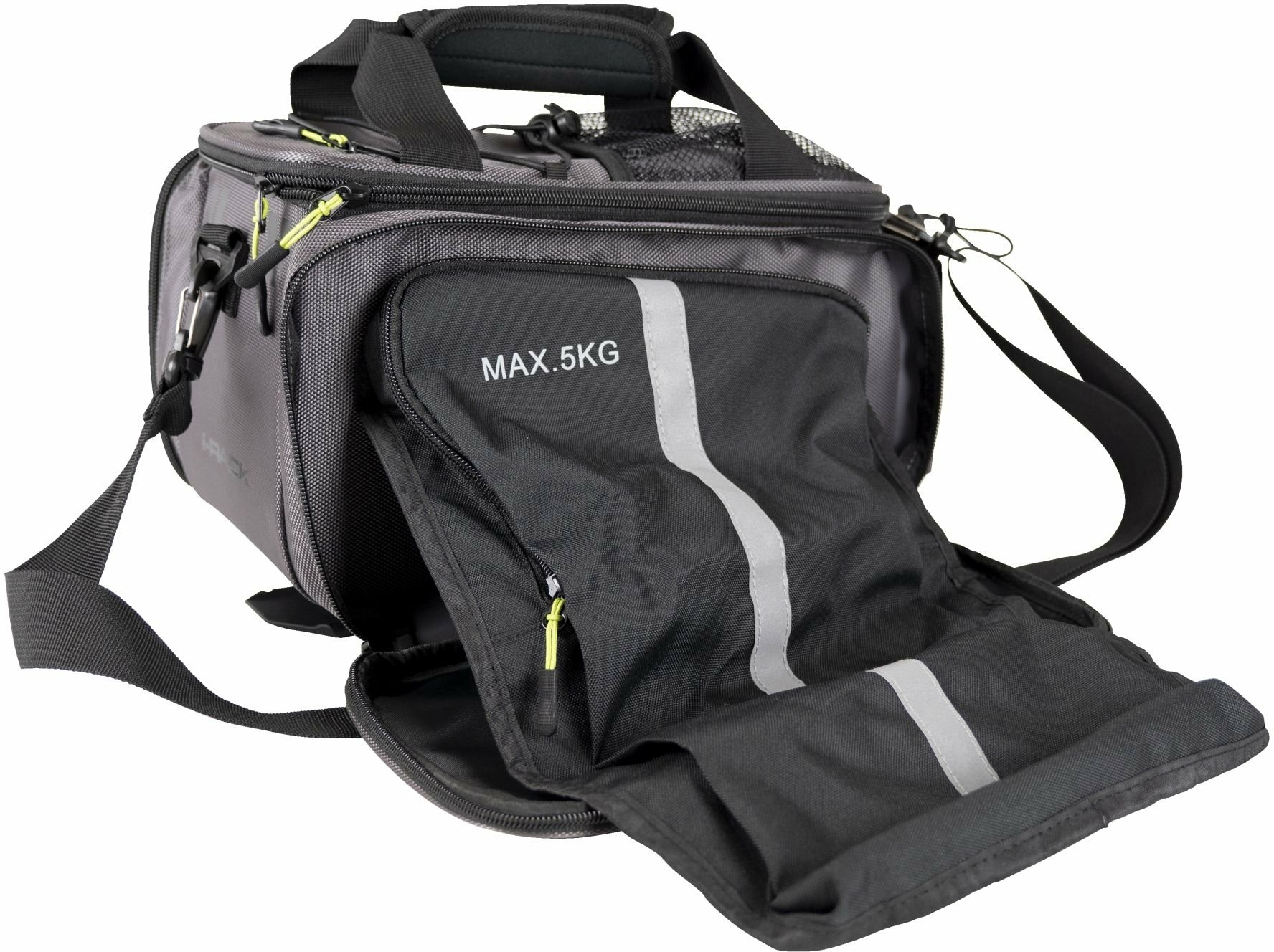 Northwind Gepäckträgertasche Smartbag Touring i-Rack II (grau/lime)