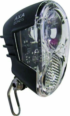 Zubehör/Beleuchtung: AXA  Echo 15 Nabendynamo-Scheinwerfer 