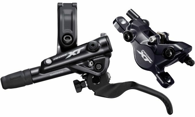 Shimano Scheibenbremse VR links M8100 Deore XT Icetech